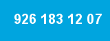 926 183 12 07